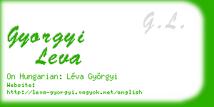 gyorgyi leva business card